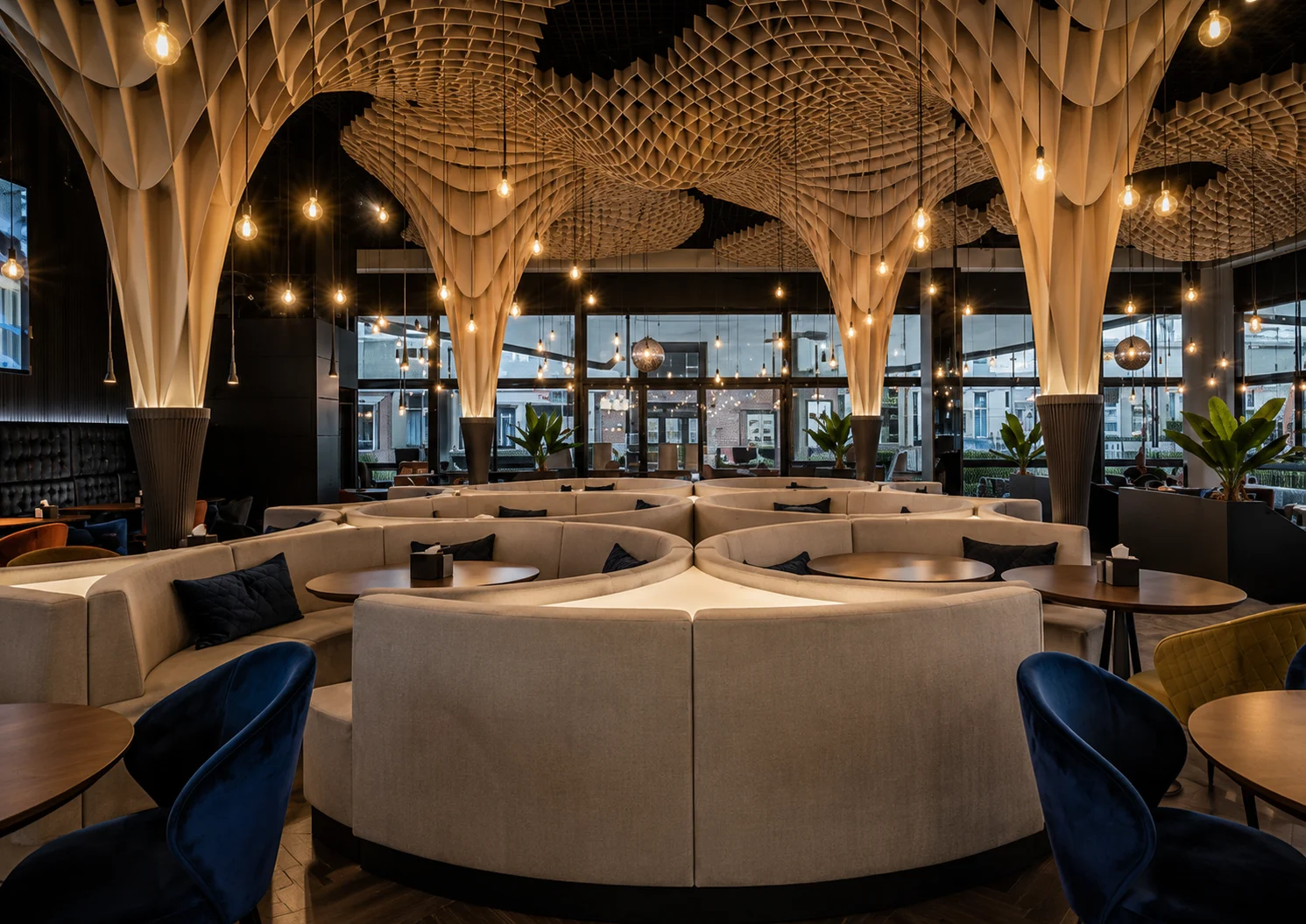 Restaurant Glow Hospitality by HN Architects